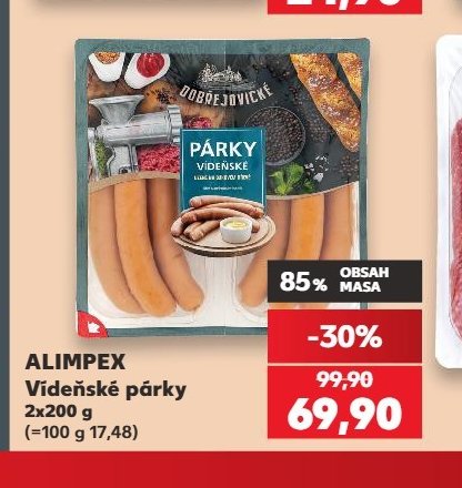ALIMPEX Vídeňské párky