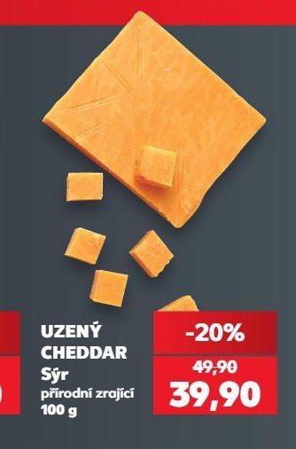 UZENÝ CHEDDAR Sýr