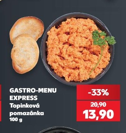 GASTRO-MENU EXPRESS Topinková pomazánka