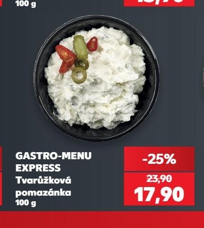 GASTRO-MENU EXPRESS Tvarůžková pomazánka