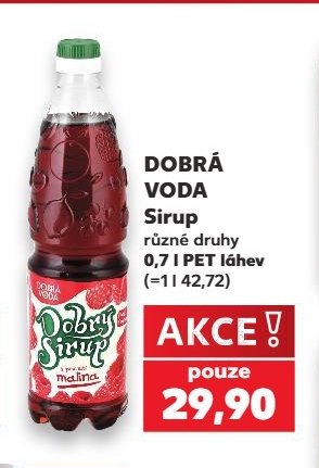 DOBRÁ VODA Sirup
