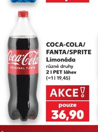 COCA-COLA/FANTA/SPRITE Limonáda