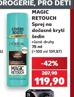MAGIC RETOUCH Sprej na dočasné krytí šedin