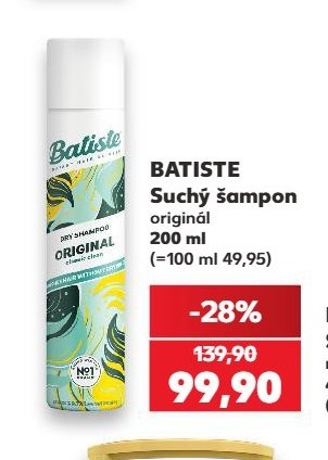 BATISTE Suchý šampon