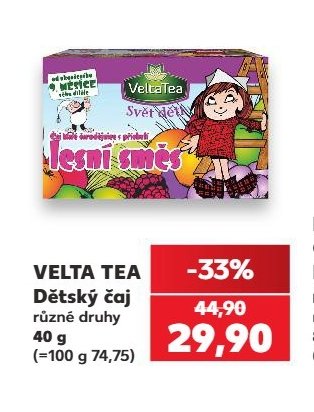 VELTA TEA Dětský čaj