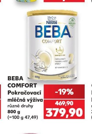 BEBA COMFORT Pokračovací mléčná výživa