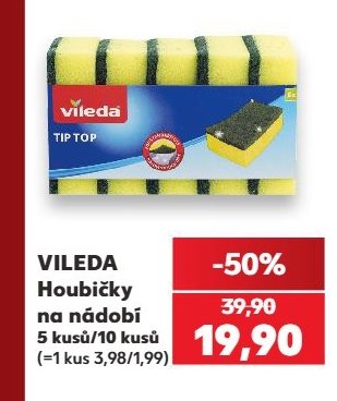 Vileda houbičky na nádobí