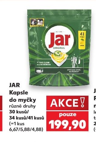 Jar kapsle do myčky