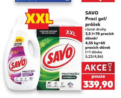 Savo prací gel/prášek