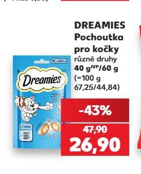 DREAMIES Pochoutka pro kočky