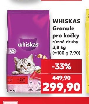 WHISKAS Granule pro kočky