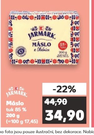 JARMARK Máslo tuk 85 % 200 g