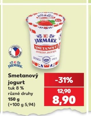 Smetanový jogurt