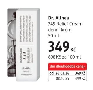 Dr. Althea 345 Relief Cream denní krém 50 ml