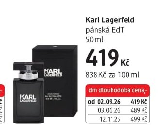 Karl Lagerfeld pánská EdT 50 ml