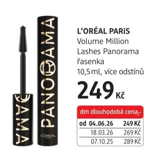 L’ORÉAL PARIS Volume Million Lashes Panorama řasenka 10,5 ml