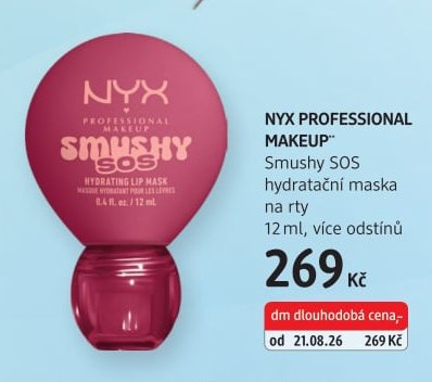 NYX PROFESSIONAL MAKEUP Smushy SOS hydratační maska na rty