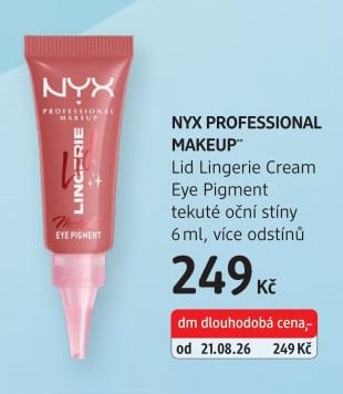 NYX PROFESSIONAL MAKEUP Lid Lingerie Cream Eye Pigment tekuté oční stíny