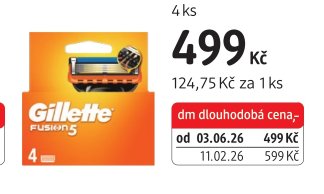 Gillette Fusion5 náhradní holicí hlavice
