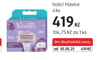 Gillette Venus ComfortGlide Breeze náhradní holicí hlavice