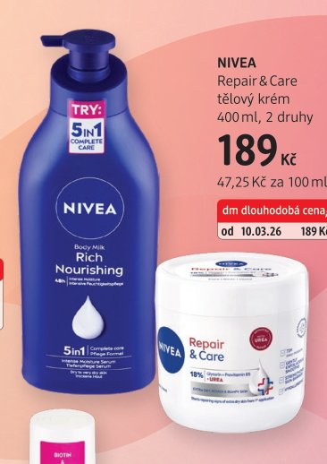 NIVEA Repair & Care tělový krém