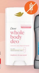 Dove whole body deo stick