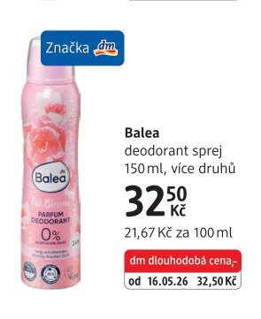 Balea deodorant sprej 150 ml, více druhů
