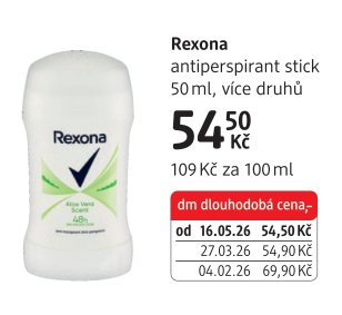 Rexona antiperspirant stick 50 ml, více druhů
