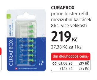 CURAPROX prime blister refill mezizubní kartáček