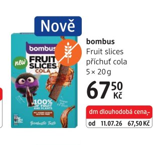 bombus Fruit slices příchuť cola 5 x 20 g
