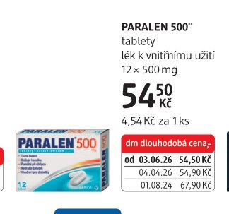 PARALEN 500 tablety