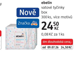 ebelin vatové tyčinky box