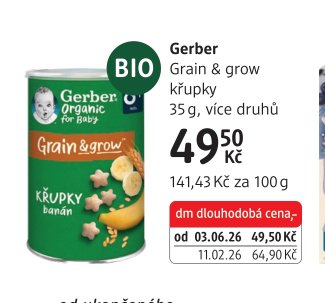 Gerber Grain & grow křupky