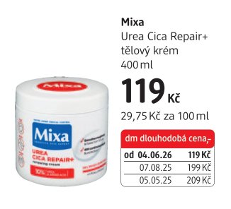 Mixa Urea Cica Repair+ tělový krém