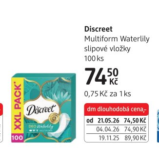 Discreet Multiform Waterlily slipové vložky 100 ks