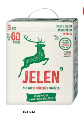 JELEN univerzální prací prášek 60 pracích dávek