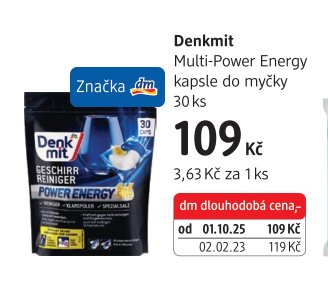 Denkmit Multi-Power Energy kapsle do myčky 30 ks
