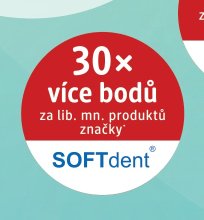 30x více bodů za lib. mn. produktů značky SOFTdent