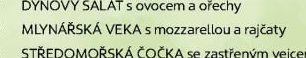 MLYNÁŘSKÁ VEKA s mozzarellou a rajčaty