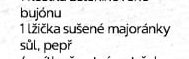 sušená majoránka