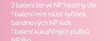 mini müsli tyčinek banánových NP kids