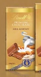 Lindt Premium Chocolate Milk Almond
