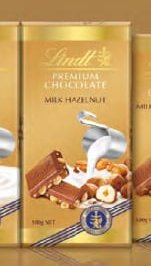 Lindt Premium Chocolate Milk Hazelnut