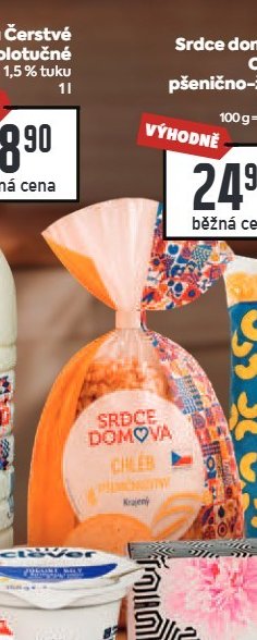 Srdce domova Chléb pšenično-žitný