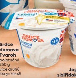Srdce domova Tvaroh polotučný
