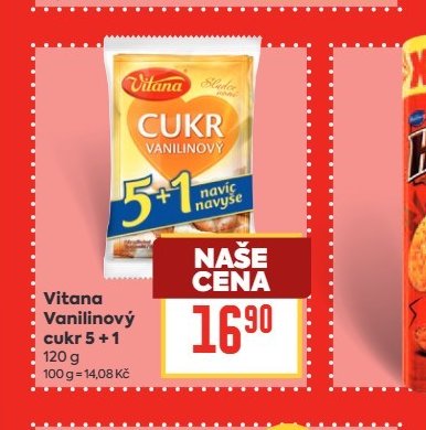 Vitana Vanilinový cukr 5 + 1