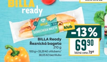 BILLA Ready Řeznická bageta