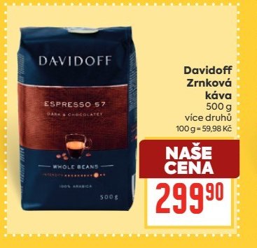 Davidoff zrnková káva