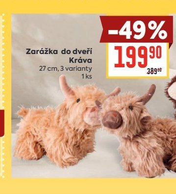 Zarážka do dveří Kráva