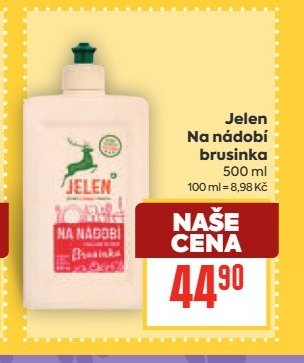 Jelen Na nádobí brusinka